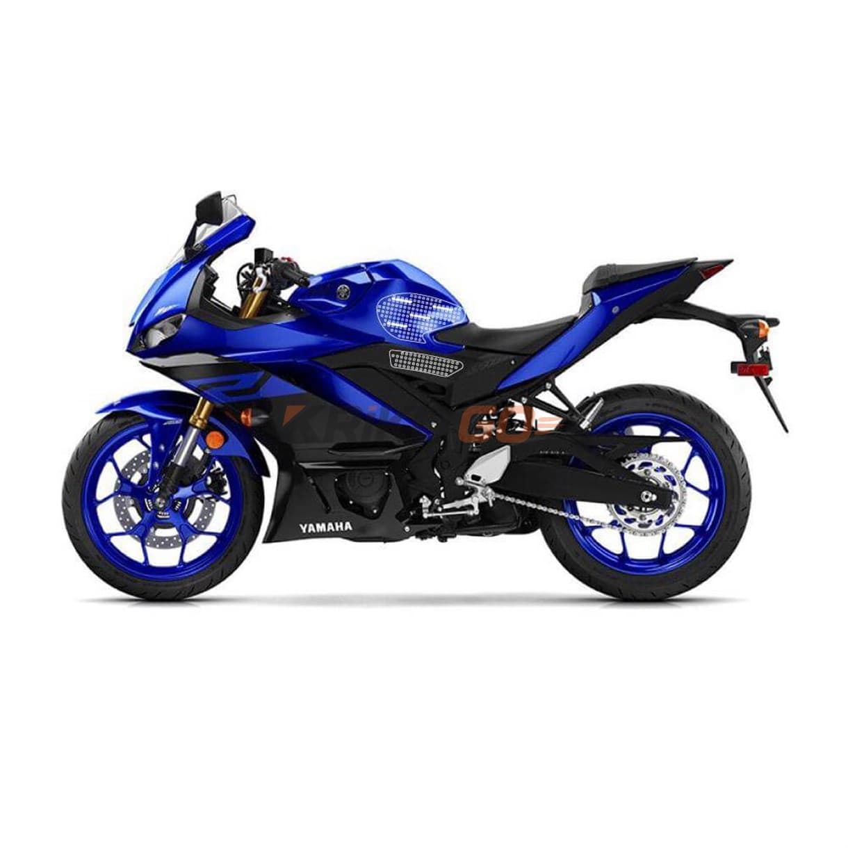 Stompgrip Stompgrip Yamaha Yzf-R25 2019 Şeffaf-Siyah Depo Pad