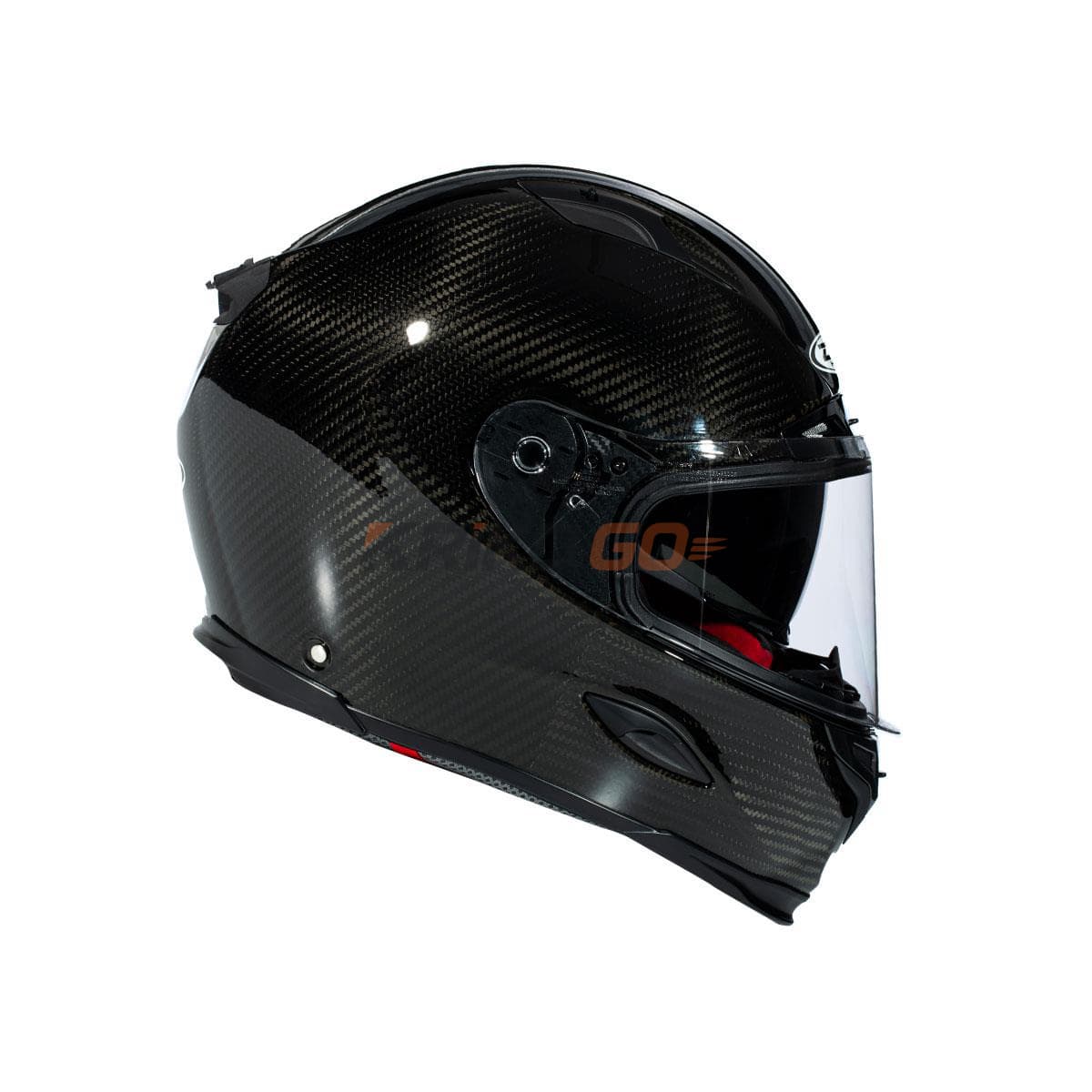 Zeus Zeus ZS-1800B Gloss Carbon Kapalı Kask