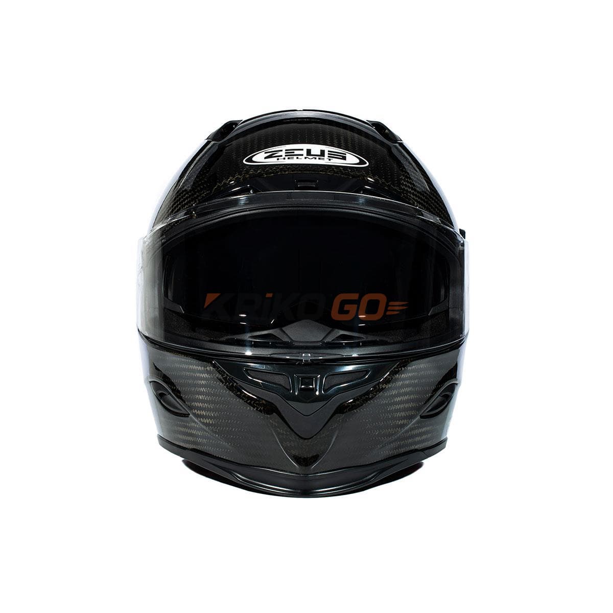 Zeus Zeus ZS-1800B Gloss Carbon Kapalı Kask