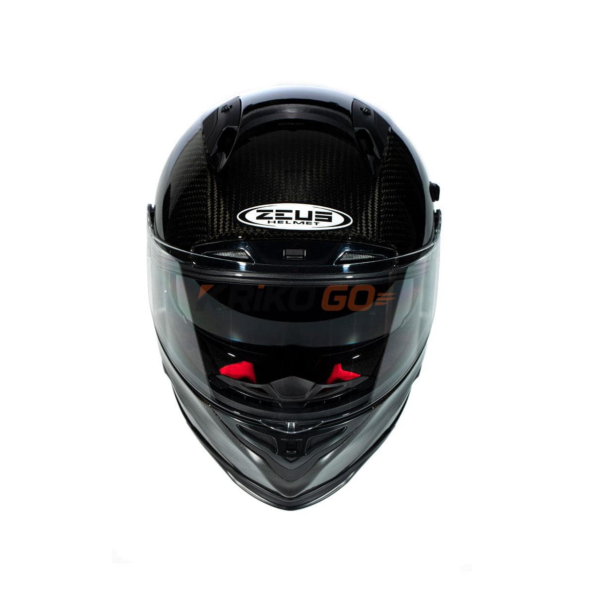 Zeus Zeus ZS-1800B Gloss Carbon Kapalı Kask