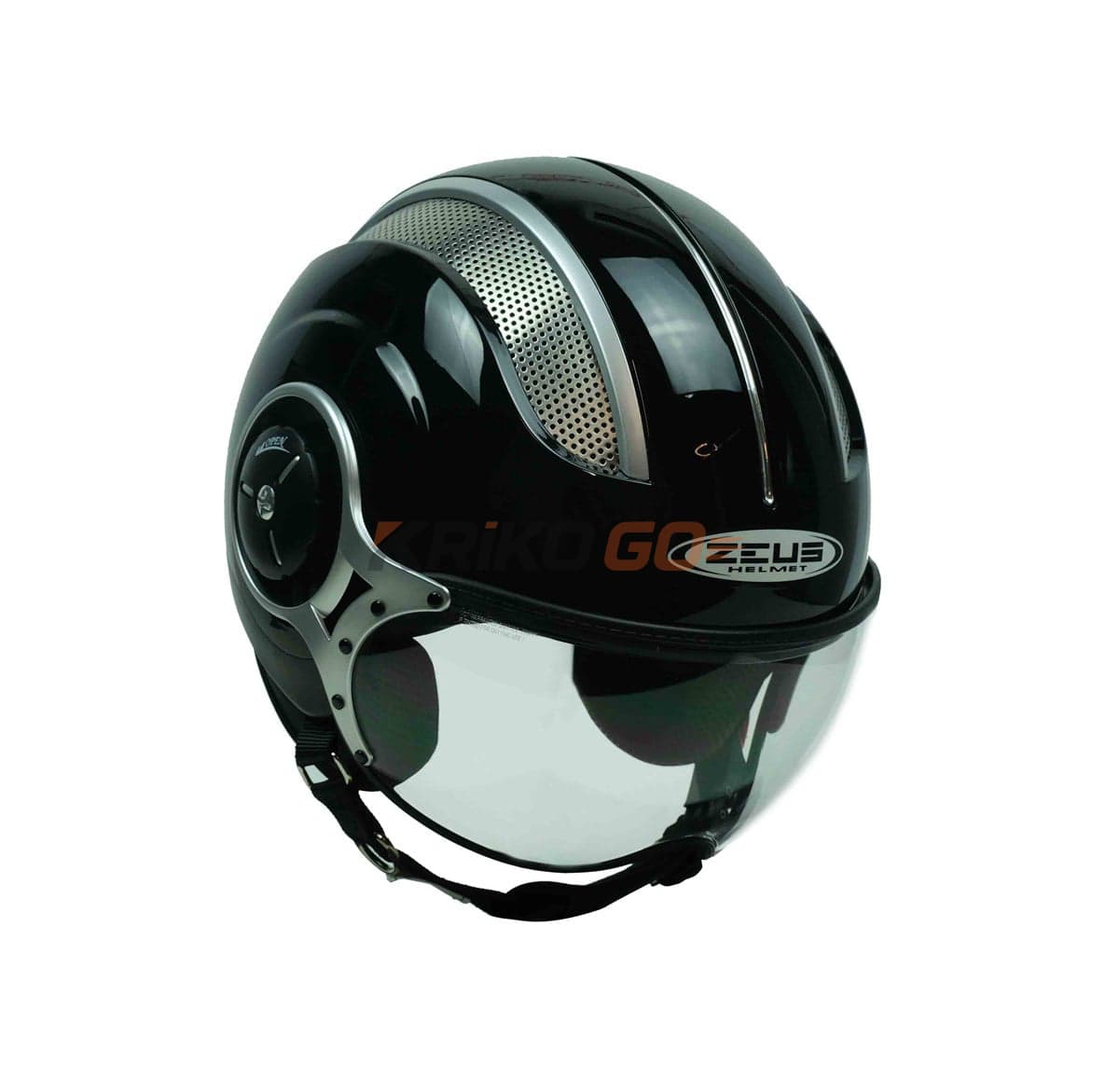 Zeus Zeus ZS-218A Black Açık Kask