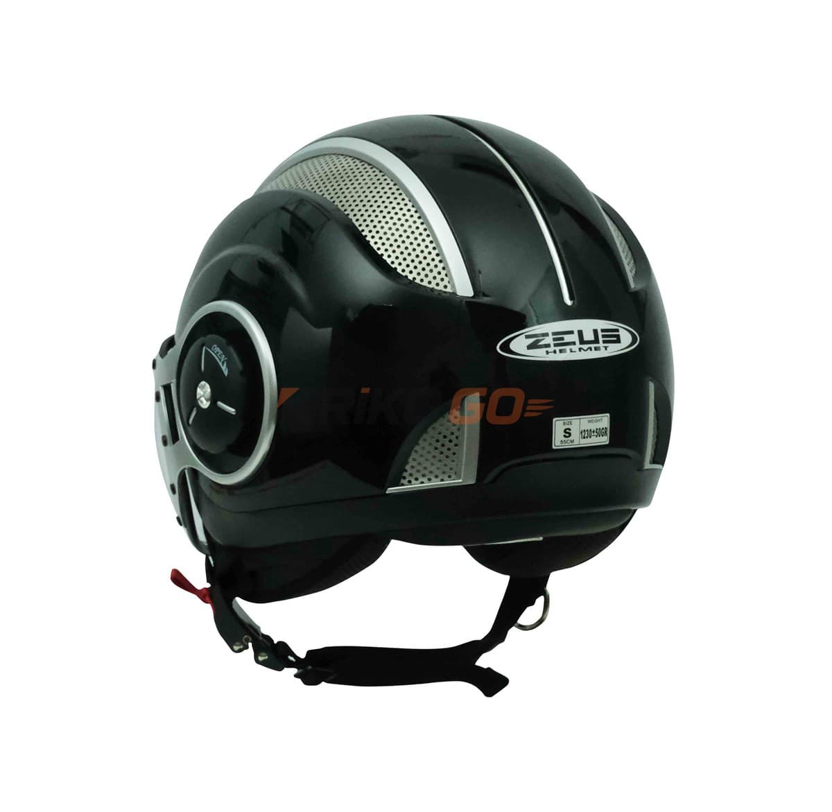 Zeus Zeus ZS-218A Black Açık Kask