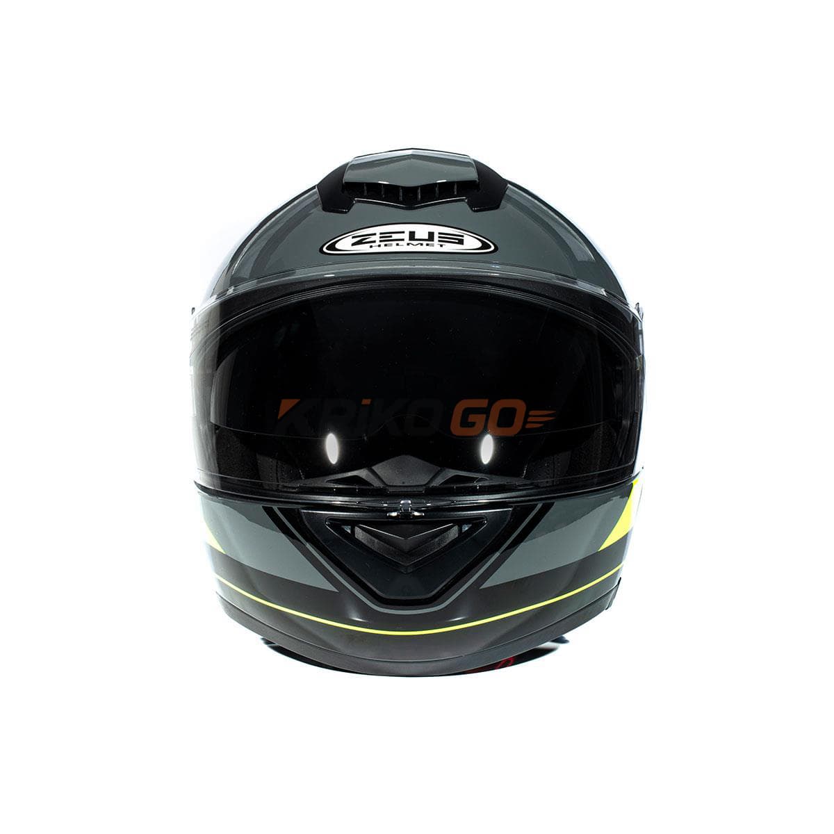 Zeus Zeus ZS-3050 BE7 Grey Fluo Yellow Çene Açılır Kask