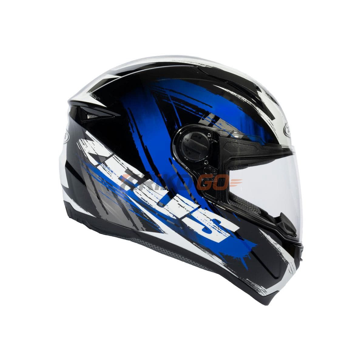 Zeus ZS-811A AL8 Black Blue Kapalı Kask