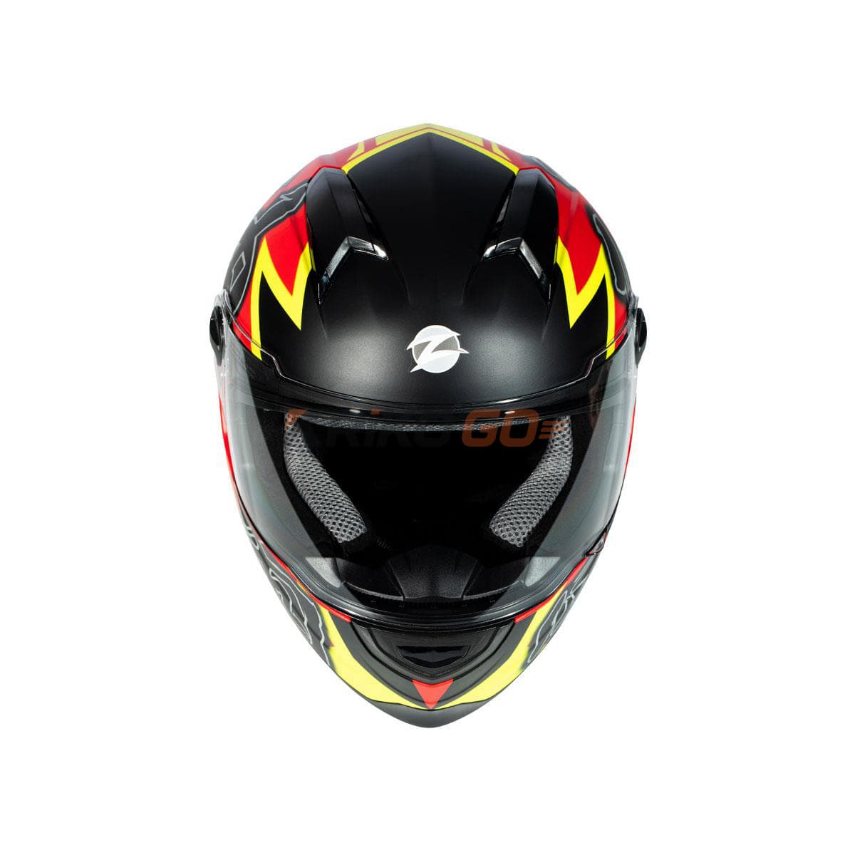 Zeus Zeus ZS-811A AL31 Matt Red Fluo Yellow Kapalı Kask