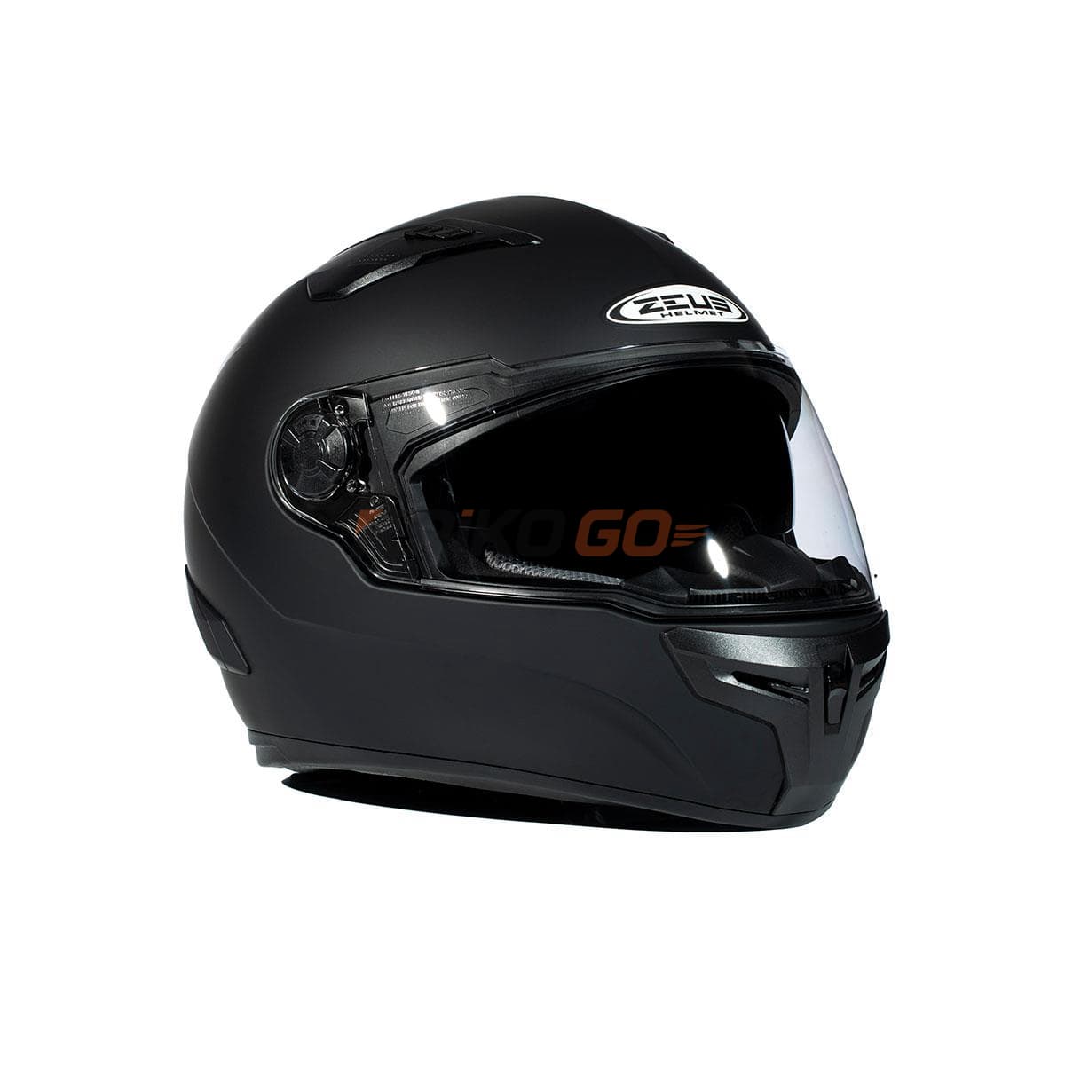 Zeus ZS-813A Matt Black Kapalı Kask