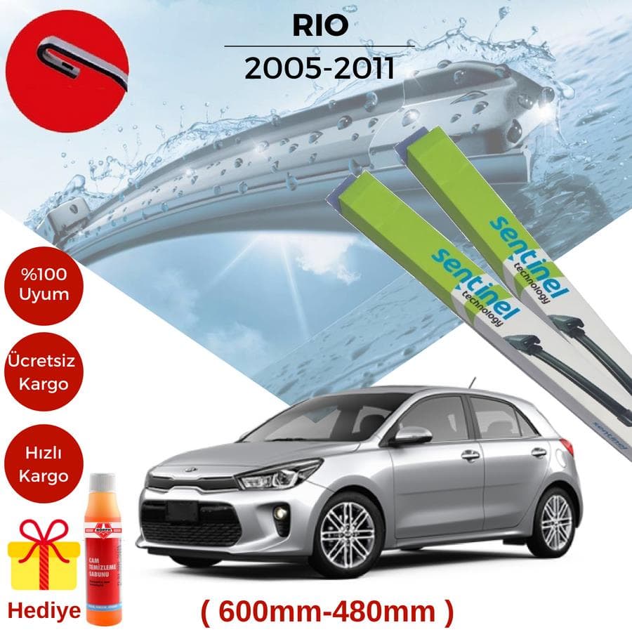 Kia Rio Silecek Takımı 2005-2011 (60-48)