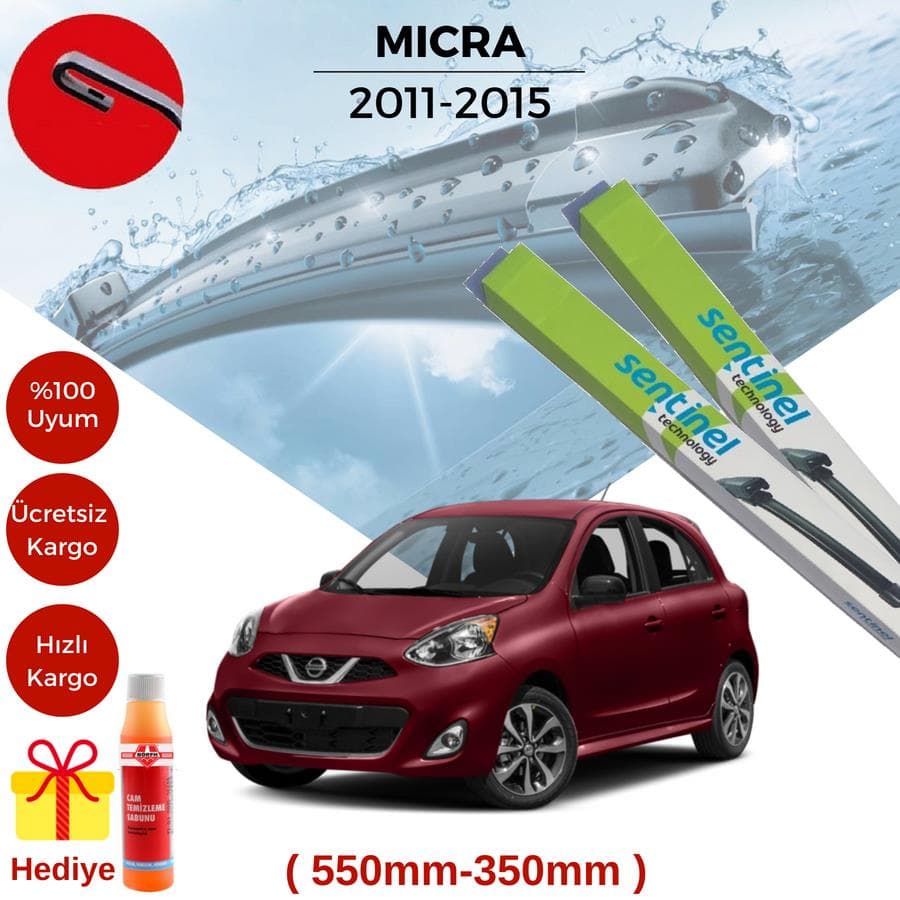 Nissan Micra Silecek Takımı 2011-2015 (55-35)