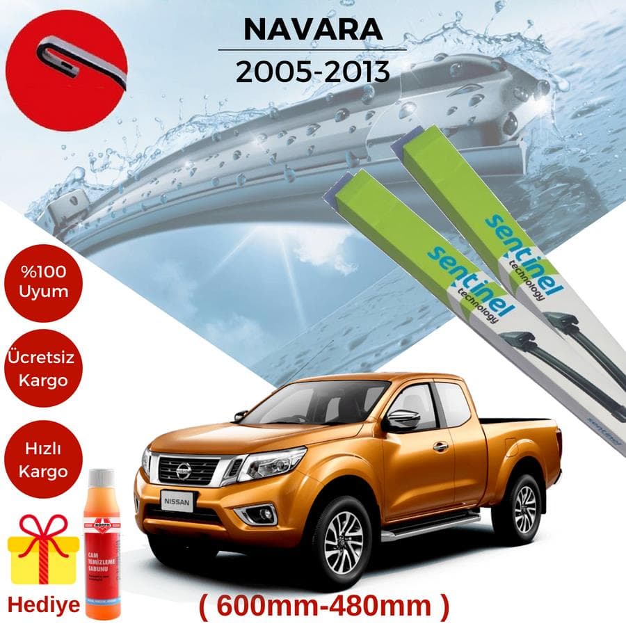 Nissan Navara Silecek Takımı 2005-2013 (60-48)