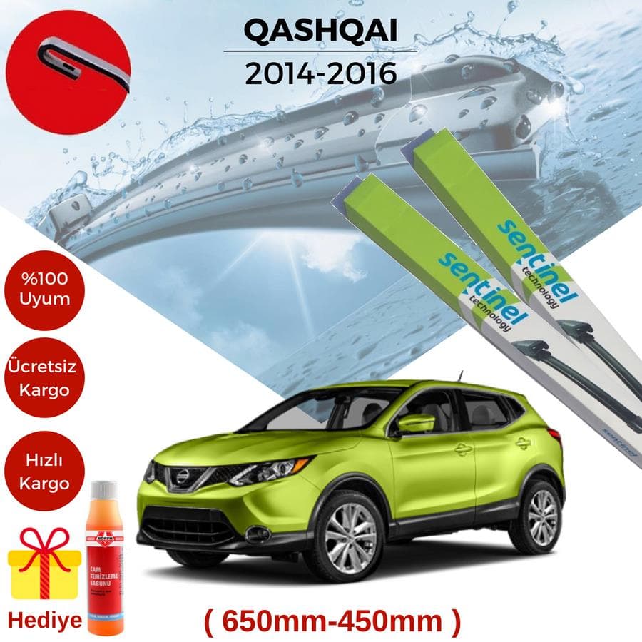 Nissan Qashqai Silecek Takımı 2014-2016 (65-45)