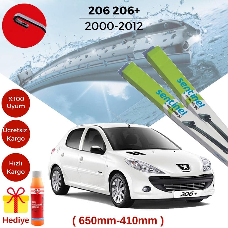 Peugeot 206 Silecek Takımı 2000-2012 (65-41)