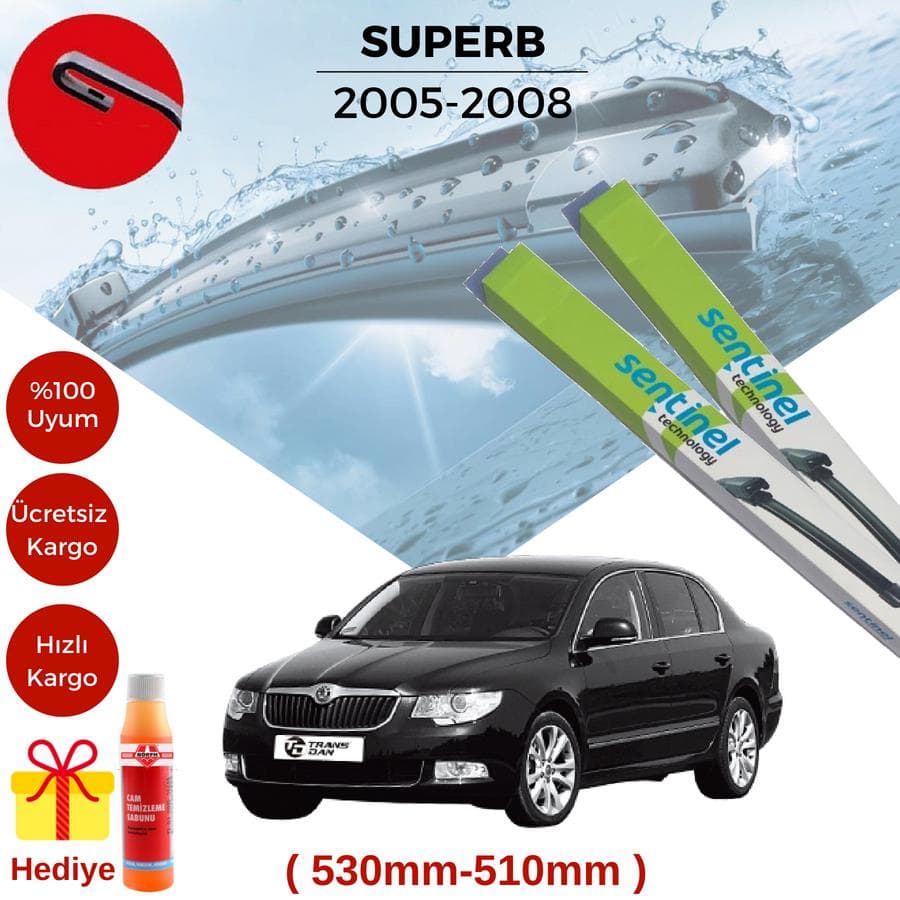Skoda Super B Silecek Takımı 2005-2008 (53-51)