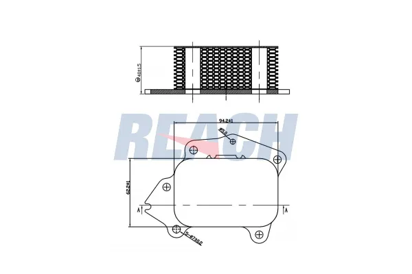 Motor Yağ Soğutucu Citroen Berlingo (10.2002->) KRAFTVOLL 08090103