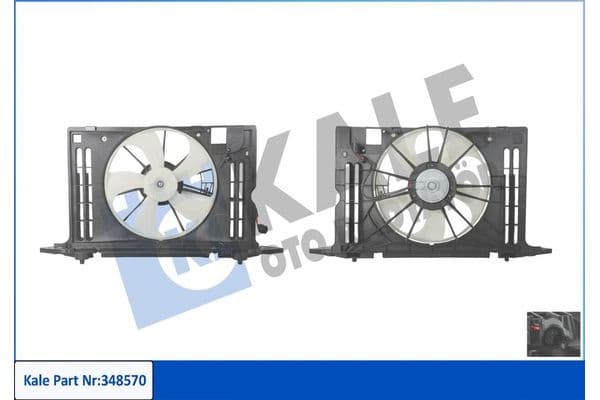 Radyatör Fan ve Motoru Toyota Aygo (KGB/WNB)(2005->) FROW 301.1409.001