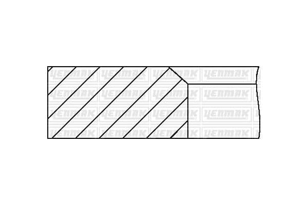 Segman (85.00MM-STD) Citroen Jumper P.Van (06.2014->) GOETZE 06-872800-00