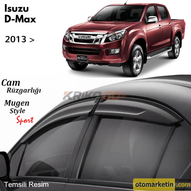 Isuzu D-Max Cam Rüzgarlığı 2013-2018