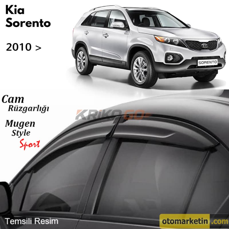 Kia Sorento Mugen Cam Rüzgarlığı 2010-
