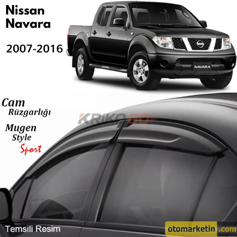 Nissan Navara Mugen Cam Rüzgarlığı 2007-2016