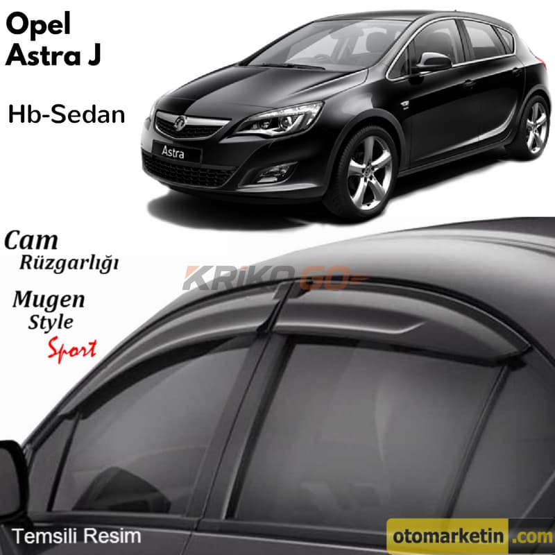Opel Astra J Mugen Cam Rüzgarlığı
