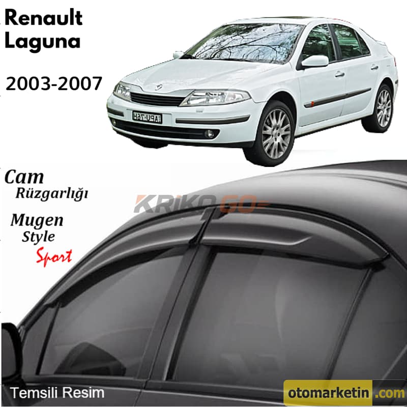 Renault Laguna Mugen Cam Rüzgarlığı 2003-2007