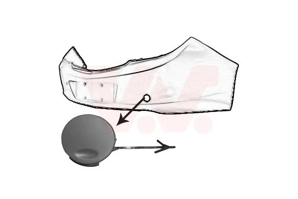 Tampon Çeki Demir Kapağı Arka Opel Insignia A (2008->) ASPART 7CPH1028