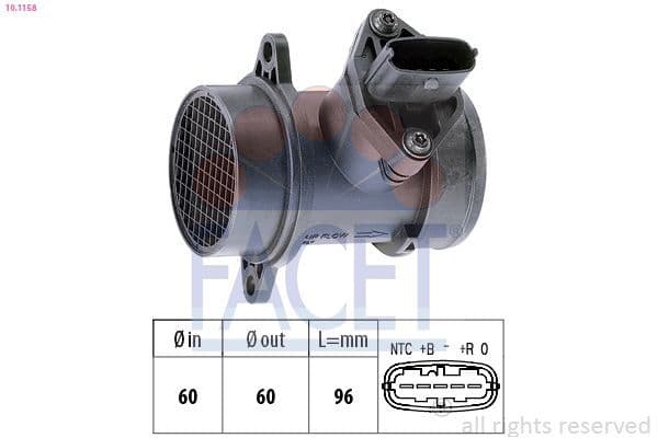 Hava Debimetresi Hyundai Tucson (JM)(2004->) KRAFTVOLL 05060019