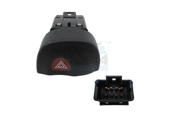 Dörtlü Flaşör Düğmesi Renault Kangoo (F/KW0)(01.2008->) ZEGEN ZSW1048