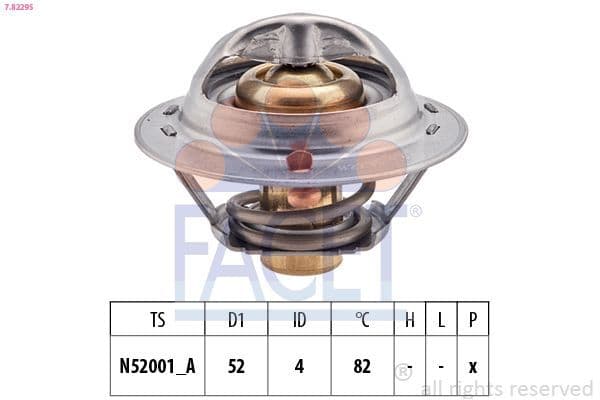 Termostat 82 °C Hyundai H-1 Starex (->2008) BSG 40-126-005