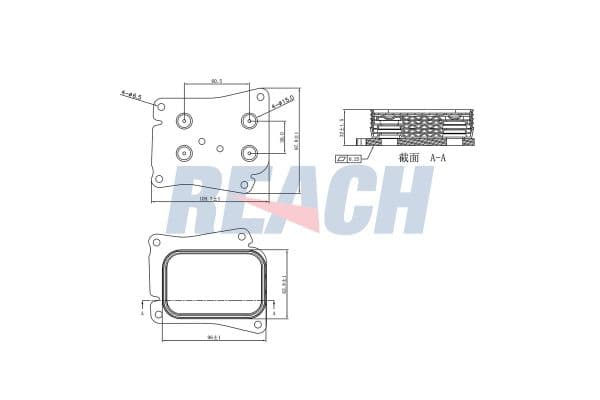 Motor Yağ Soğutucu Mercedes Citan P.Van (BM 415)(09.2012->) ZENON RN5553
