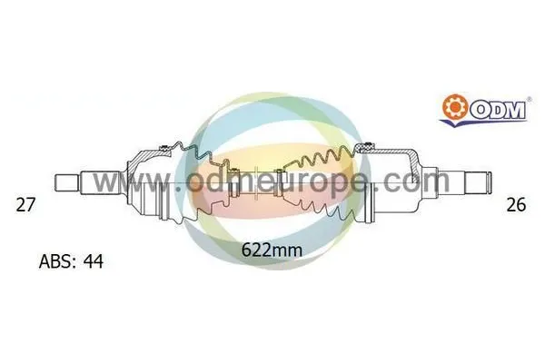 Aks Komple Ön Sol Ford Transit Connect (TC7)(2002->) GVA 4433002