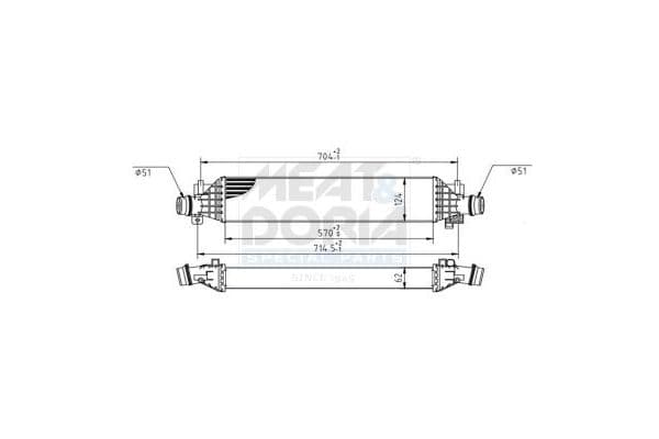 Turbo Radyatörü Chevrolet Captiva (2006->) VEKA 42-1600