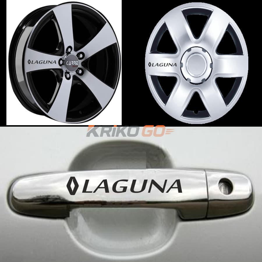 Renault Laguna Kapı Kolu Jant Sticker (10 Adet)