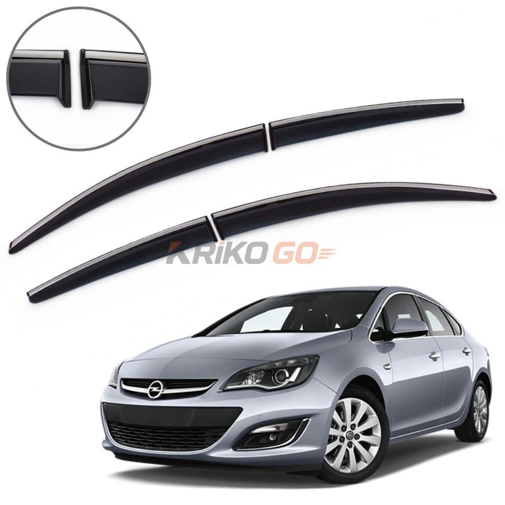 Opel Astra J HB Sedan Krom Çıtalı Cam Rüzgarlığı