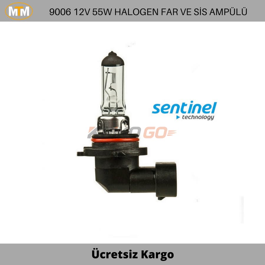 9006 Halojen Far ve Sis Ampülü 12v 55w
