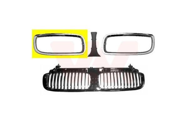 Panjur Çerçevesi Ön Sol BMW 7 Serisi (E65/E66)(2001->) MADE IN TAIWAN 2035-2348