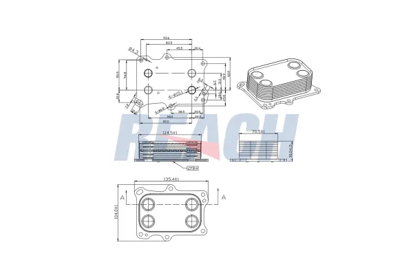 Motor Yağ Soğutucu Abarth 500 (150)(2008->) SWAPP 52131
