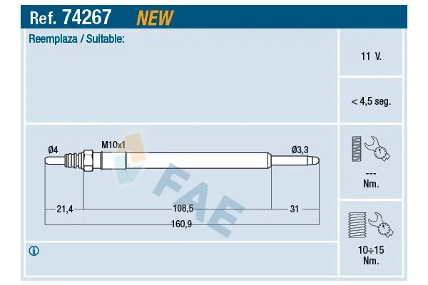Isıtma Bujisi Honda Civic 3 Kapı (EP)(07.2001->) PSA ORJINAL 55588475