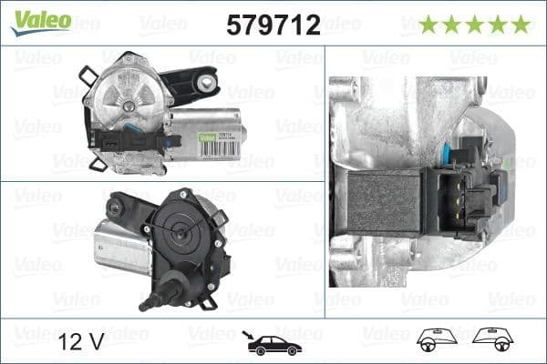 Silecek Mekanizma Motoru Arka Toyota Aygo (KGB/WNB)(2005->) PSA ORJINAL 6405T2