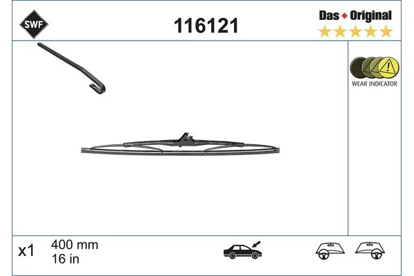 Silecek Süpürgesi Ön Chrysler PT Cruiser (2000->) PSA ORJINAL 6426KW
