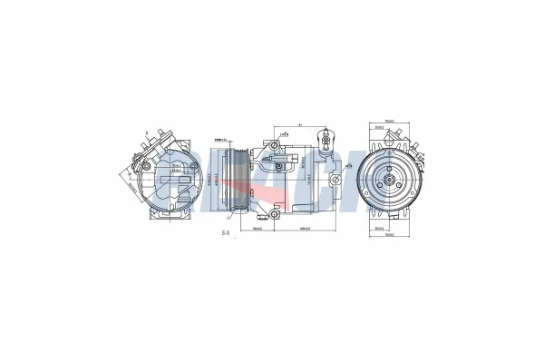 Klima Kompresörü Alfa Romeo 159 (140)(2005->) MAHLE ACP 1101 000S