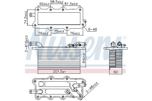 Turbo Radyatörü Volkswagen Polo IV (9N3)(04.2005->2009) VEKA 42-4407