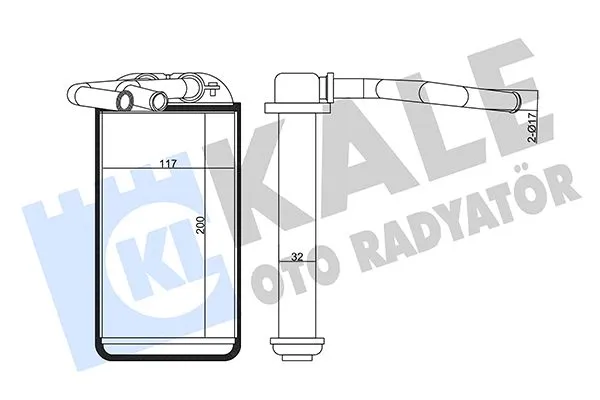 Kalorifer Radyatörü Honda Civic HB (FK)(09.2005->) MGA 81181