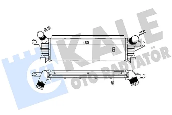 Turbo Radyatörü Renault Megane I 5 Kapı (BA0)(08.1995->) MAHER 14776