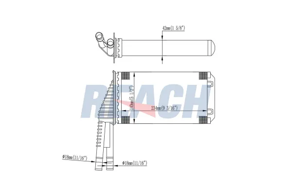 Kalorifer Radyatörü Toyota Prius (ZVW30)(2009->) KRAFTVOLL 08050192