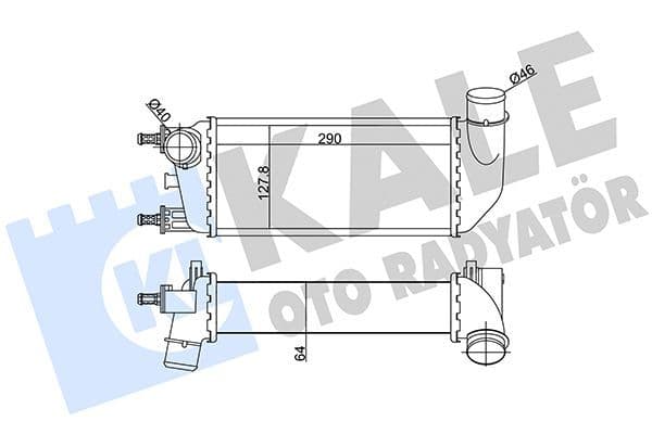 Turbo Radyatörü Ford Mondeo 4/5 Kapı (CA2)(2007->) MAHER 14752