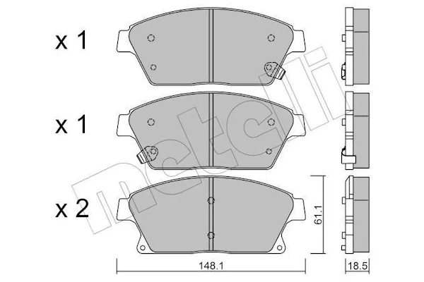 Fren Disk Balata Ön Cadillac ATS (2012->) CARRINGO 55012