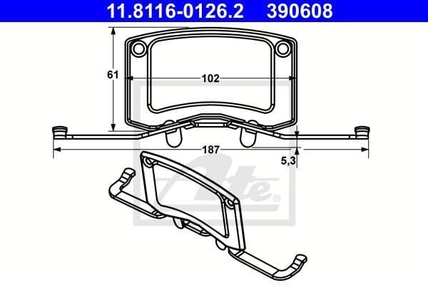 FREN KALİPER YAYI VW T5-T6 2.5 TDI 2003>2015