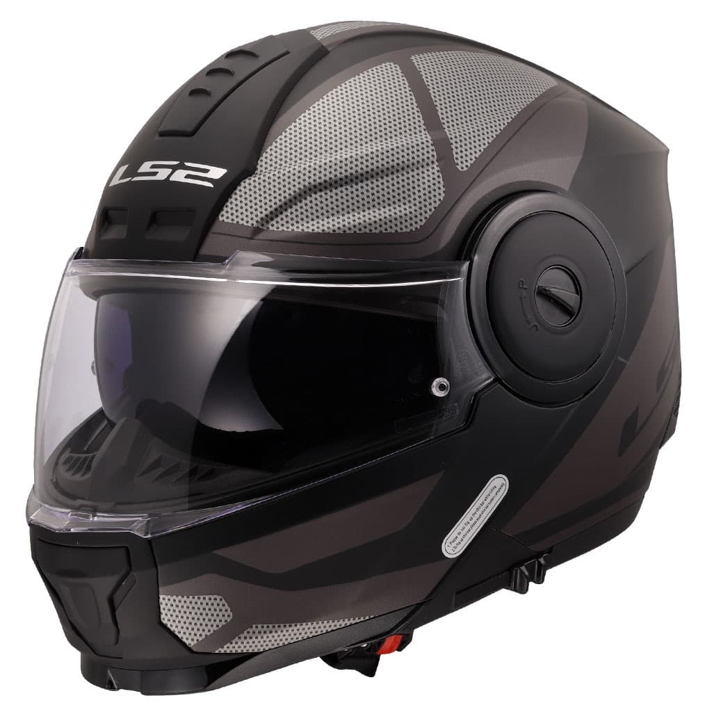 Ls2 Scope 2 Çene Açılır Kask Axıs Mat Siyah-tıtanıum