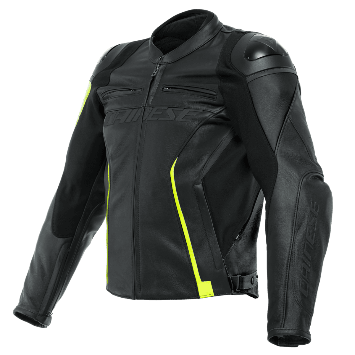 Daınese Vr46 Deri Mont Siyah-neon Sarı