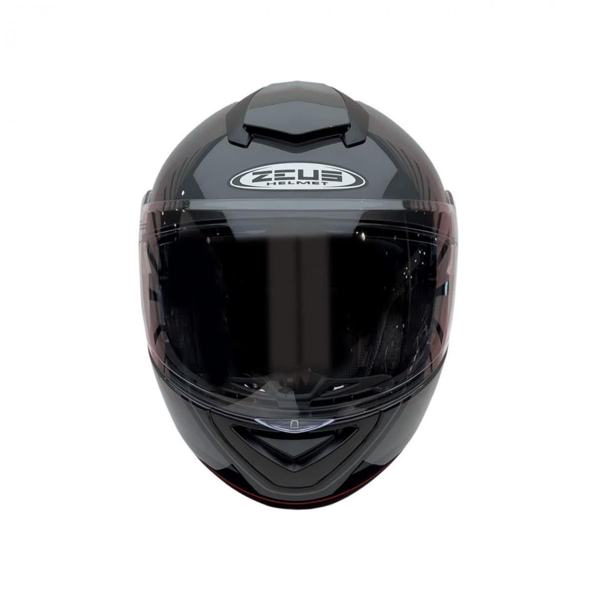 Zeus Zs-3050 Be7 Çene Açılır Kask Gri-kırmızı